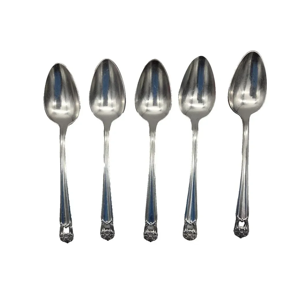 Set of 5 1847 Rogers Bros ETERNALLY YOURS Teaspoons 6
